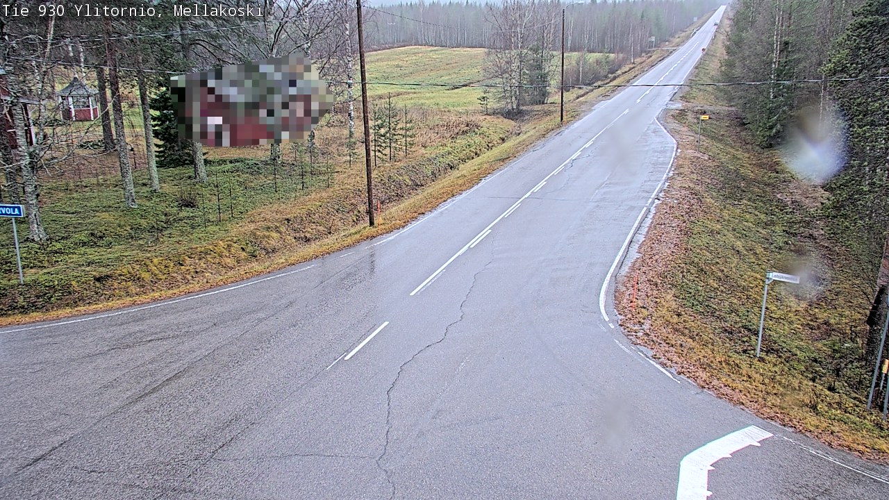 Weather Camera Image Väg 83 Övertorneå, Mellakoski, Ylitornio, Lappi