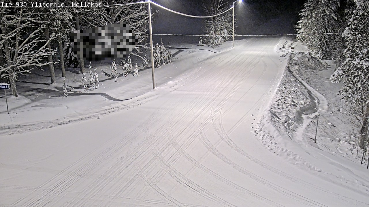 Weather Camera Image Väg 83 Övertorneå, Mellakoski, Ylitornio, Lappi