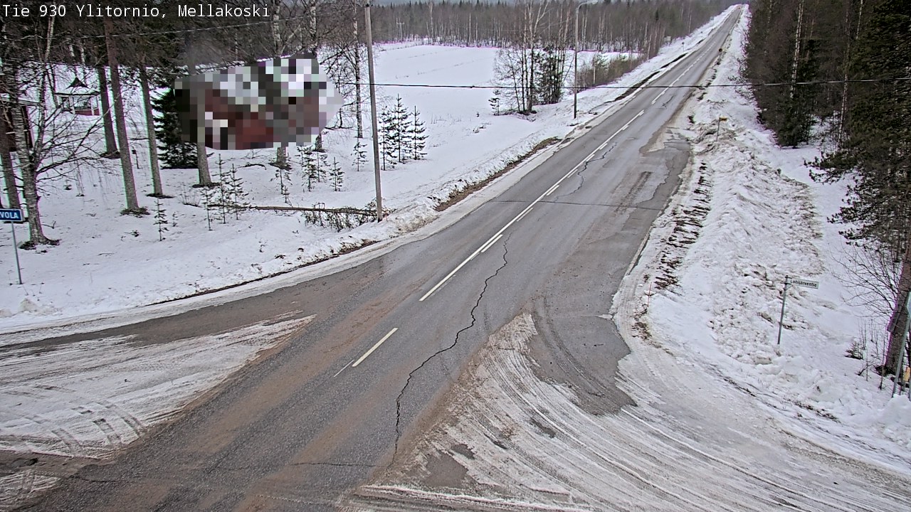 Kelikamerat Kuva TIe 930 Ylitornio, Mellakoski, Ylitornio, Lappi