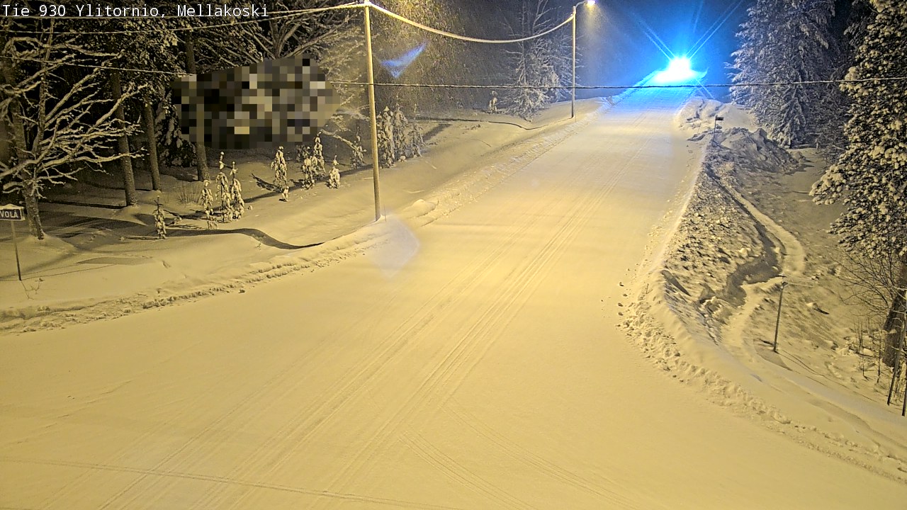 Weather Camera Image Väg 83 Övertorneå, Mellakoski, Ylitornio, Lappi