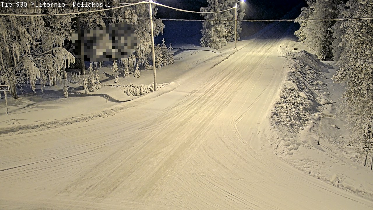 Kelikamerat Kuva TIe 930 Ylitornio, Mellakoski, Ylitornio, Lappi