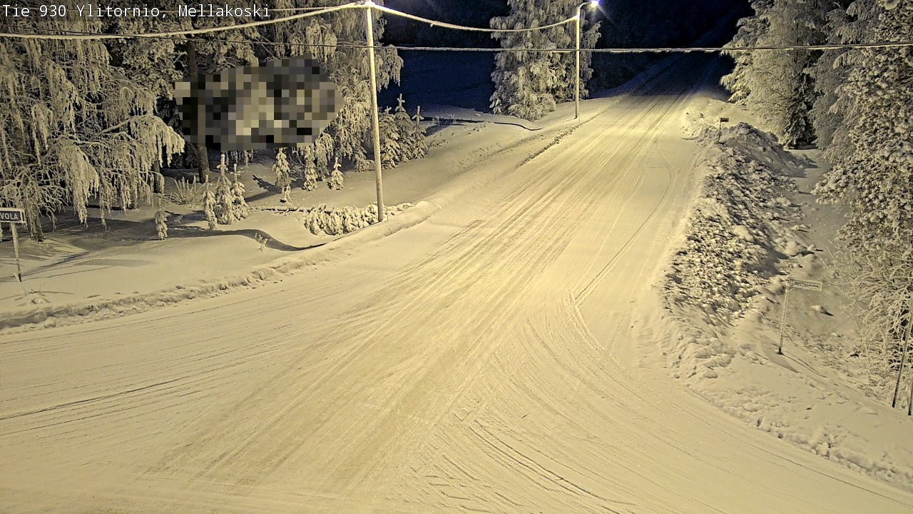 Kelikamerat Kuva TIe 930 Ylitornio, Mellakoski, Ylitornio, Lappi