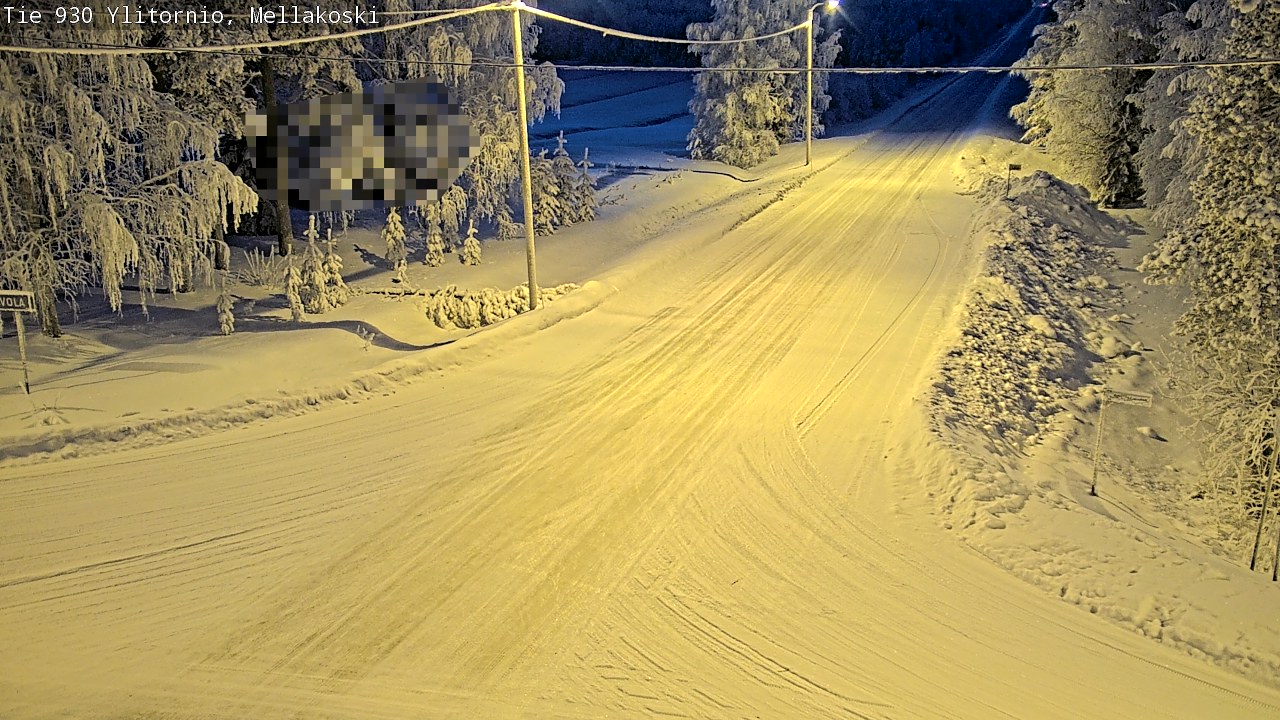 Kelikamerat Kuva TIe 930 Ylitornio, Mellakoski, Ylitornio, Lappi