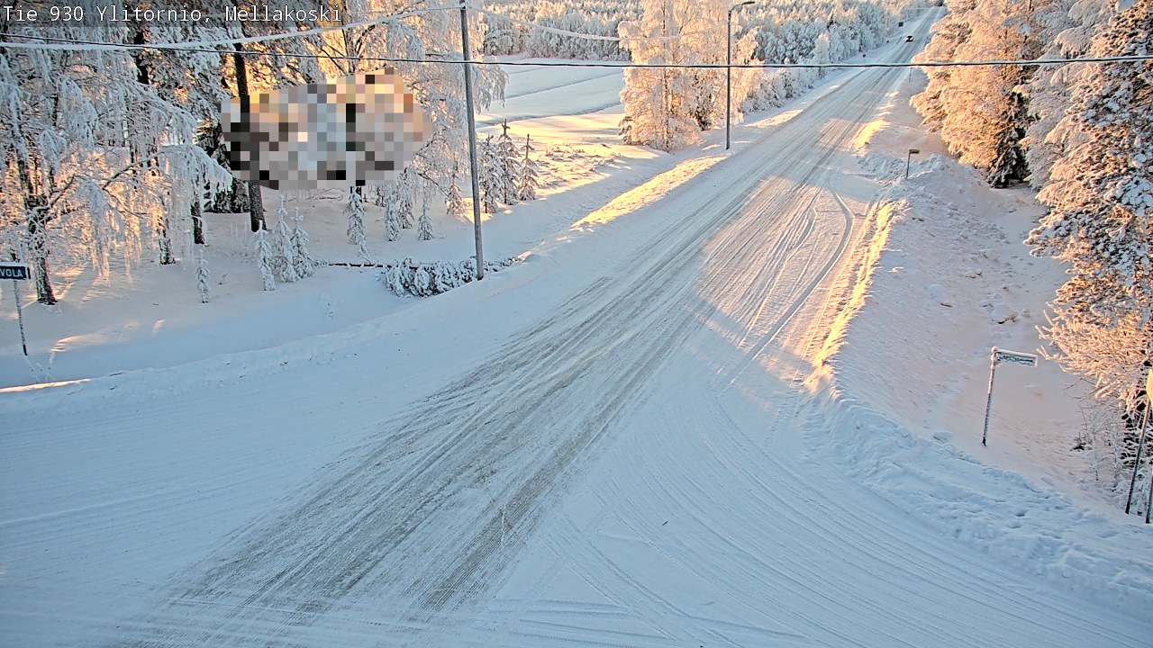 Kelikamerat Kuva TIe 930 Ylitornio, Mellakoski, Ylitornio, Lappi