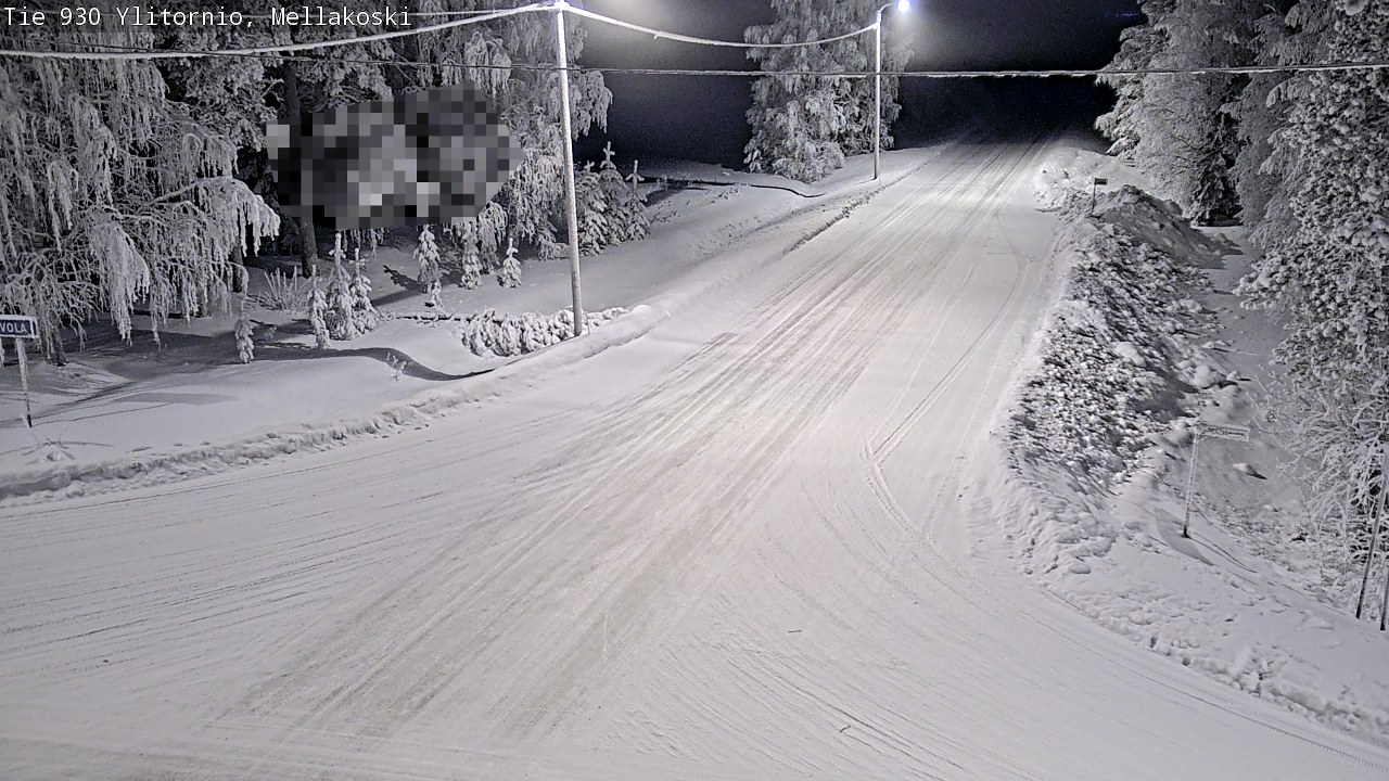 Kelikamerat Kuva TIe 930 Ylitornio, Mellakoski, Ylitornio, Lappi