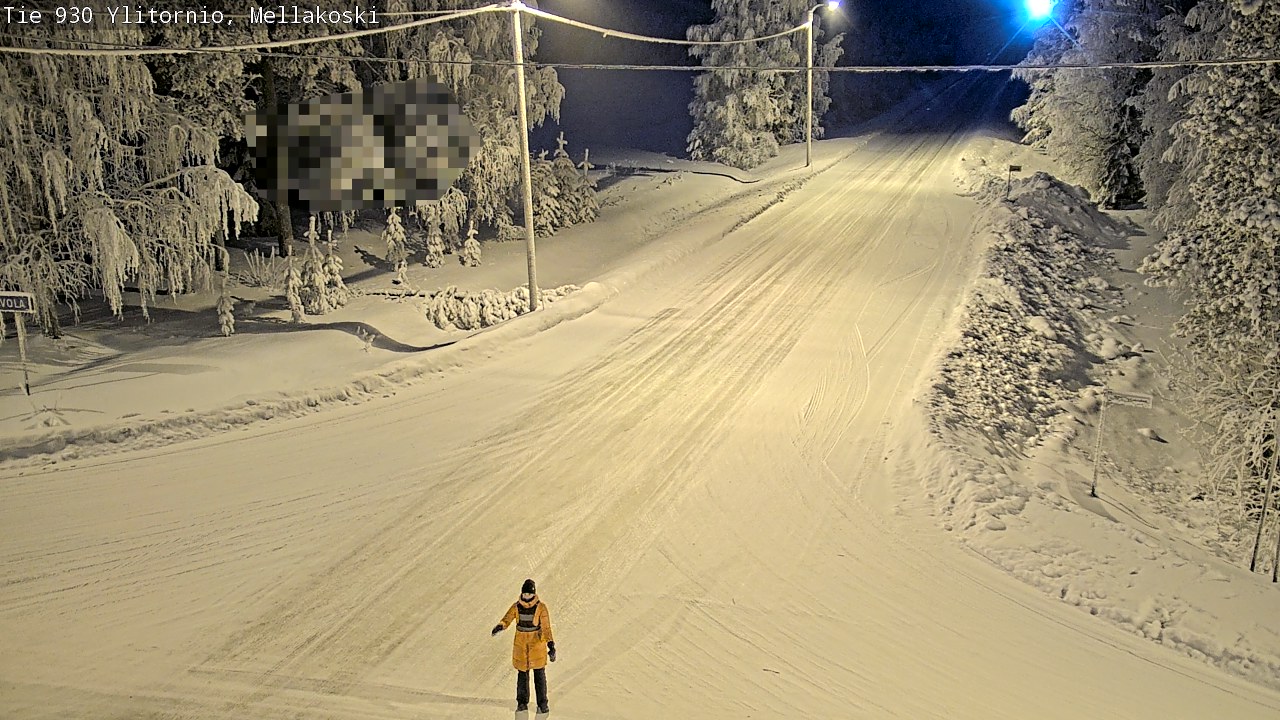 Weather Camera Image Road 83 Ylitornio, Mellakoski, Ylitornio, Lappi