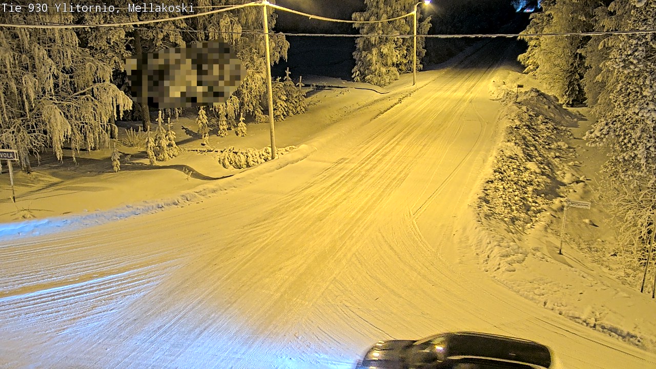 Kelikamerat Kuva TIe 930 Ylitornio, Mellakoski, Ylitornio, Lappi