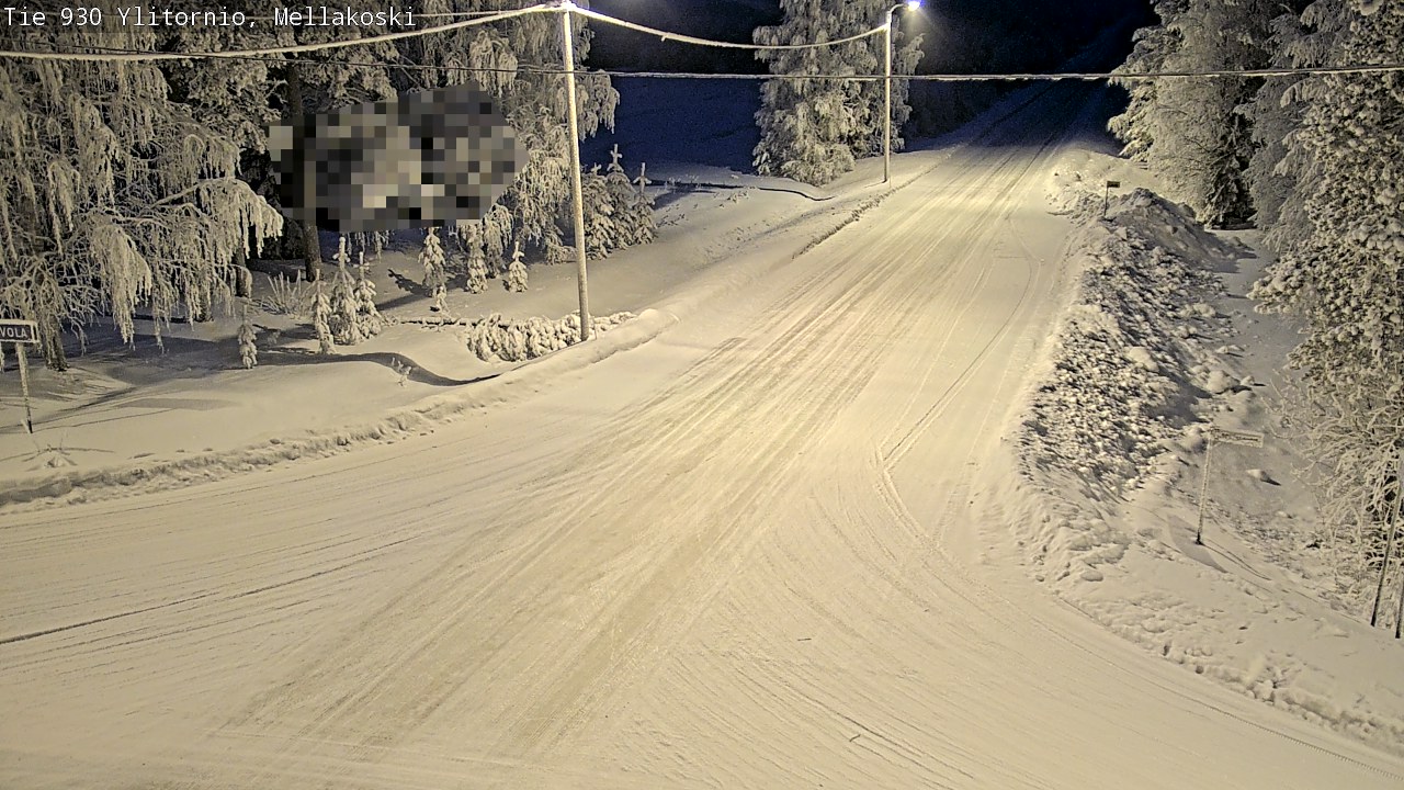 Kelikamerat Kuva TIe 930 Ylitornio, Mellakoski, Ylitornio, Lappi