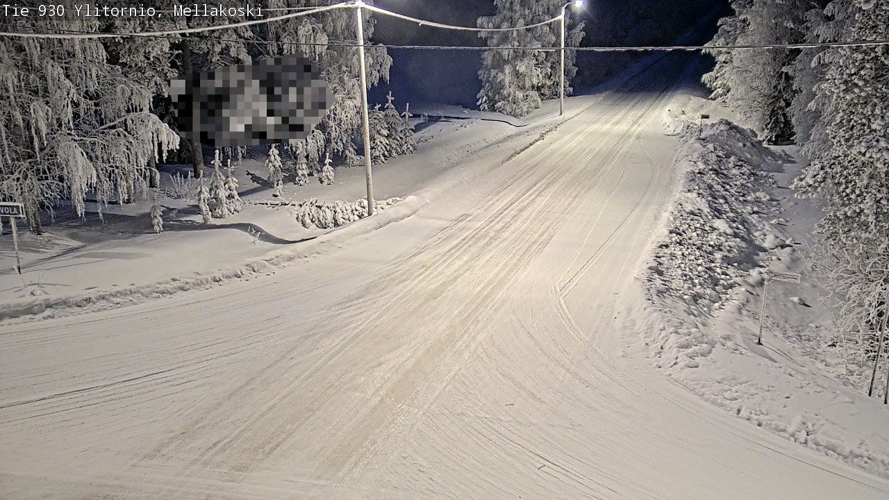 Kelikamerat Kuva TIe 930 Ylitornio, Mellakoski, Ylitornio, Lappi