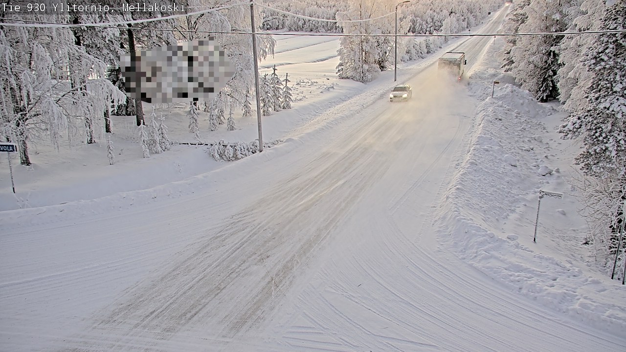 Kelikamerat Kuva TIe 930 Ylitornio, Mellakoski, Ylitornio, Lappi