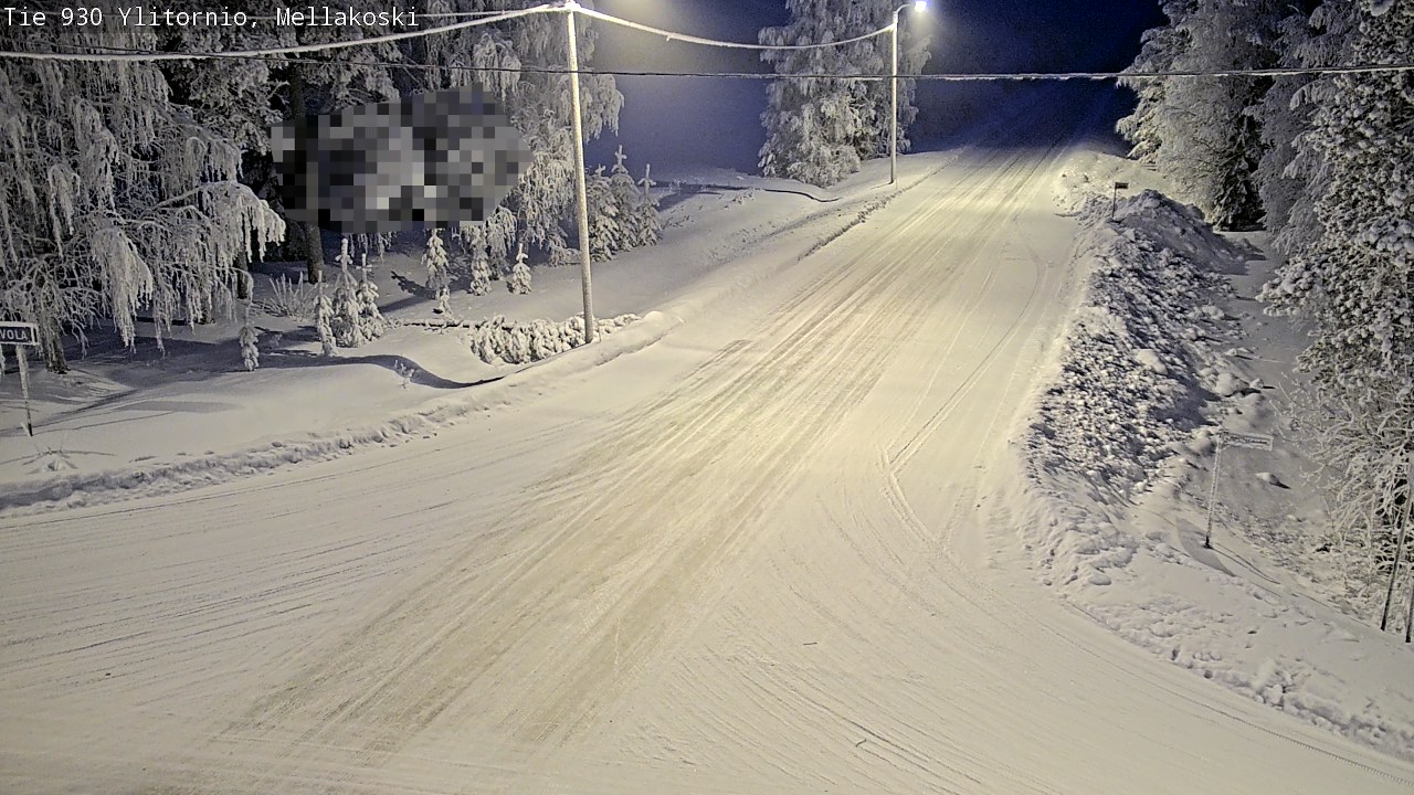 Kelikamerat Kuva TIe 930 Ylitornio, Mellakoski, Ylitornio, Lappi