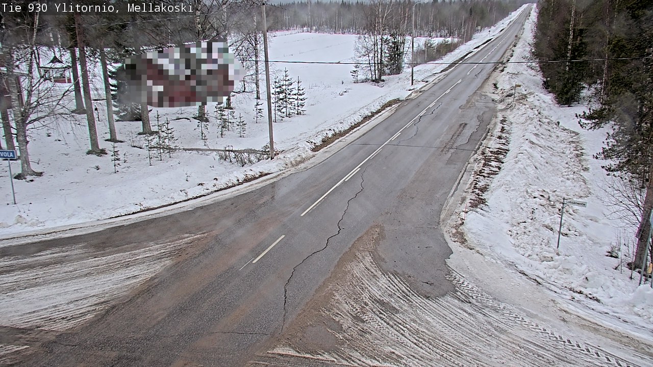 Weather Camera Image Road 83 Ylitornio, Mellakoski, Ylitornio, Lappi