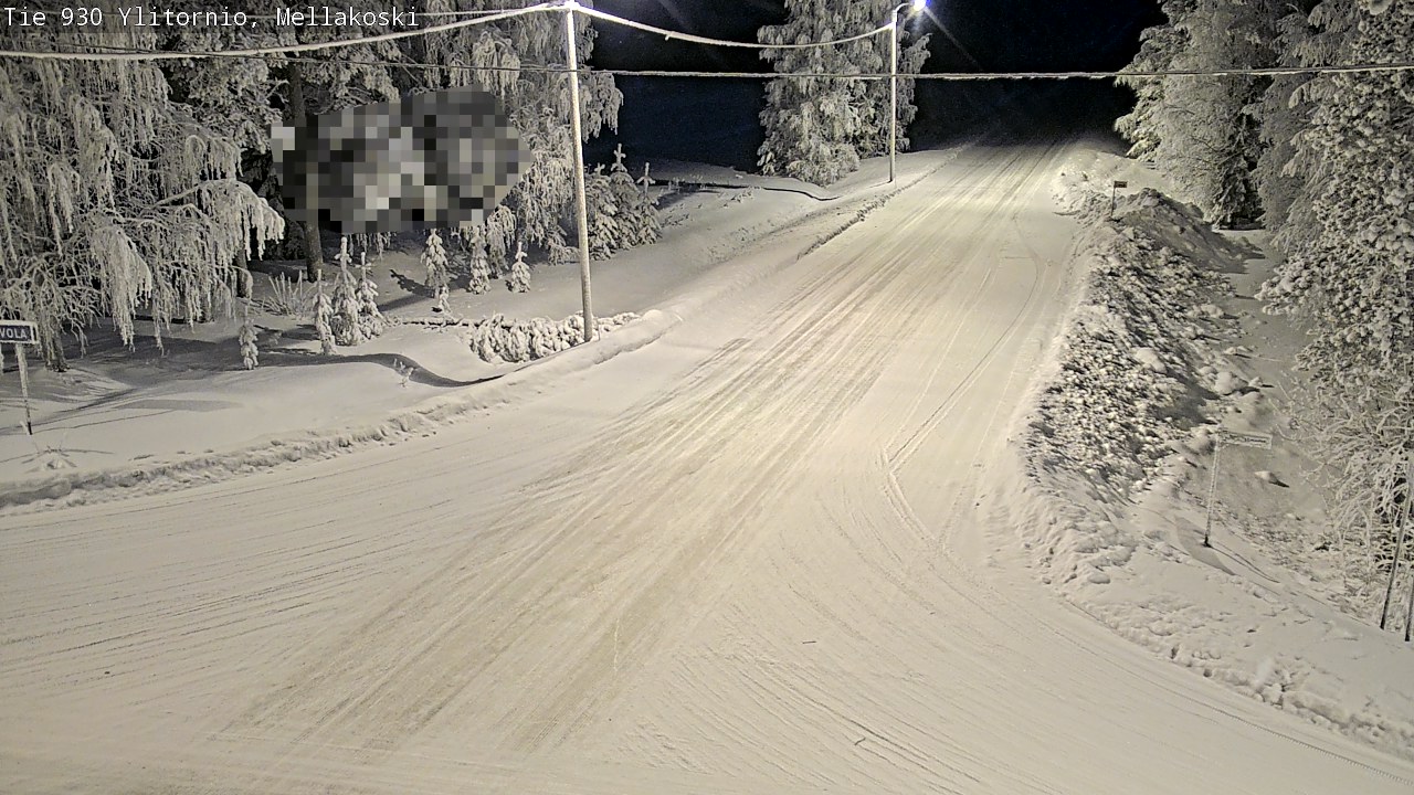 Kelikamerat Kuva TIe 930 Ylitornio, Mellakoski, Ylitornio, Lappi