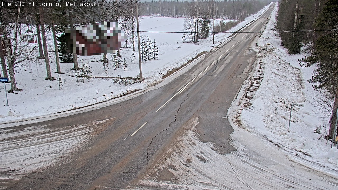 Weather Camera Image Road 83 Ylitornio, Mellakoski, Ylitornio, Lappi