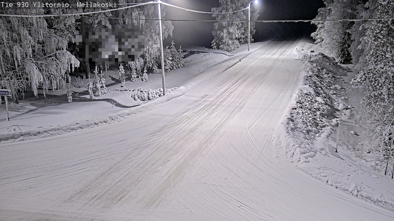 Kelikamerat Kuva TIe 930 Ylitornio, Mellakoski, Ylitornio, Lappi