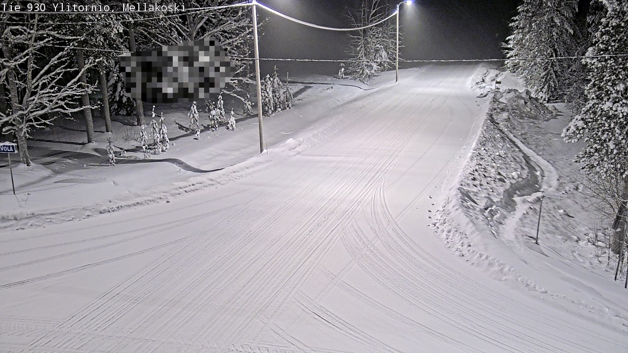 Weather Camera Image Väg 83 Övertorneå, Mellakoski, Ylitornio, Lappi