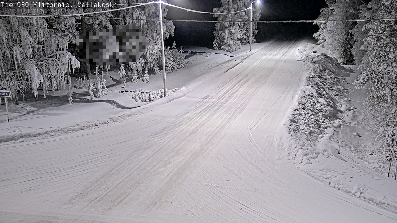Kelikamerat Kuva TIe 930 Ylitornio, Mellakoski, Ylitornio, Lappi