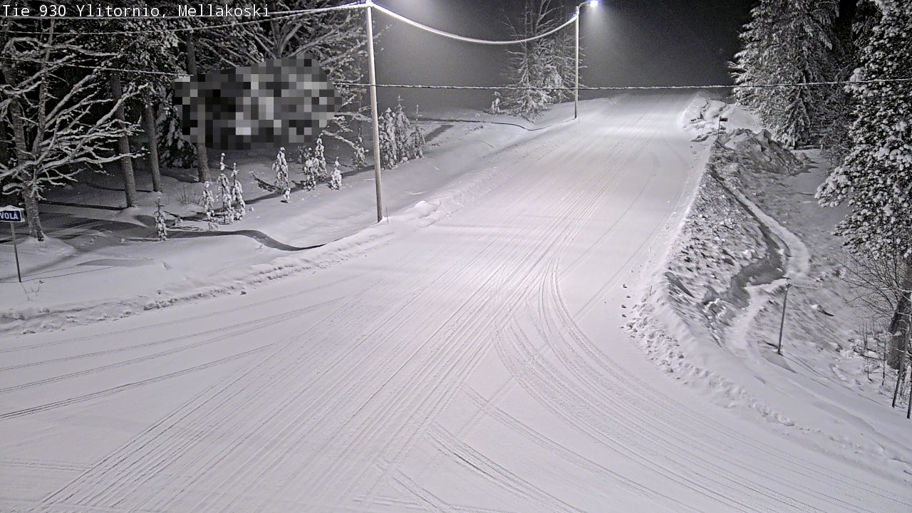 Weather Camera Image Väg 83 Övertorneå, Mellakoski, Ylitornio, Lappi