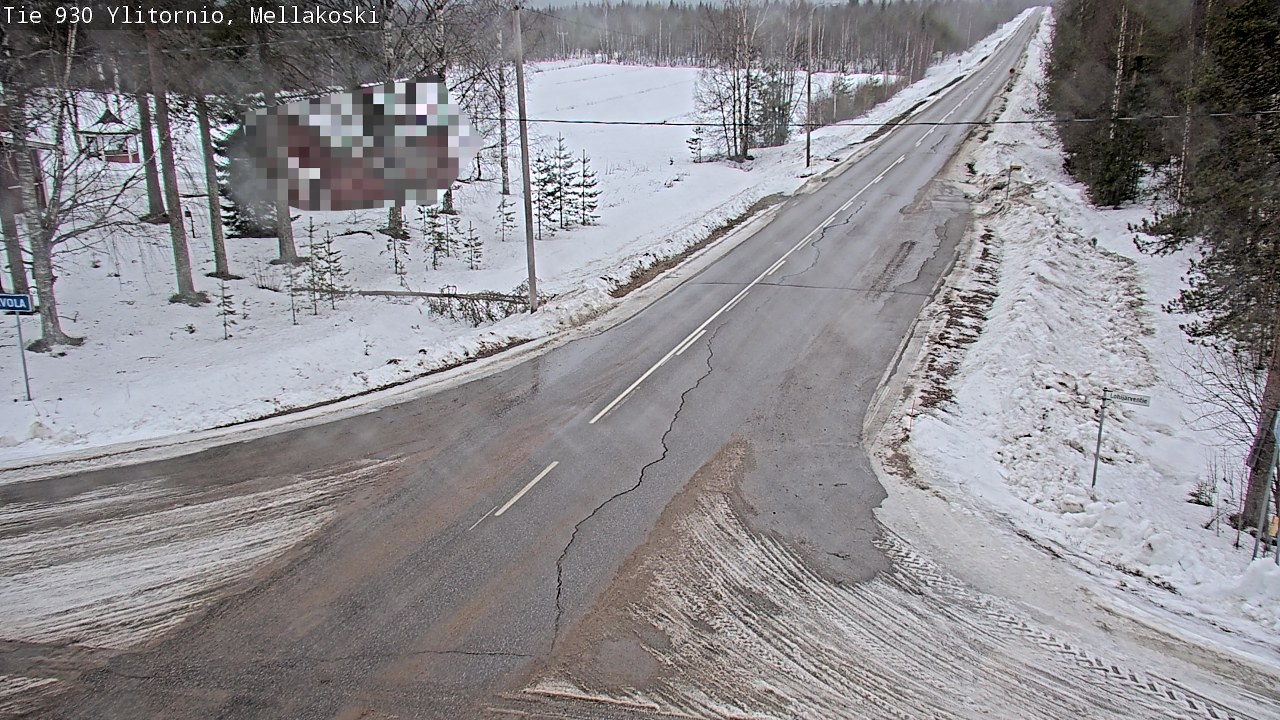 Weather Camera Image Road 83 Ylitornio, Mellakoski, Ylitornio, Lappi