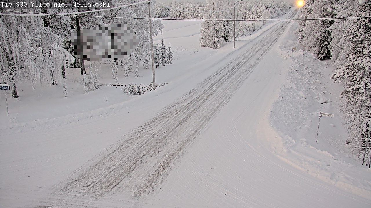 Kelikamerat Kuva TIe 930 Ylitornio, Mellakoski, Ylitornio, Lappi