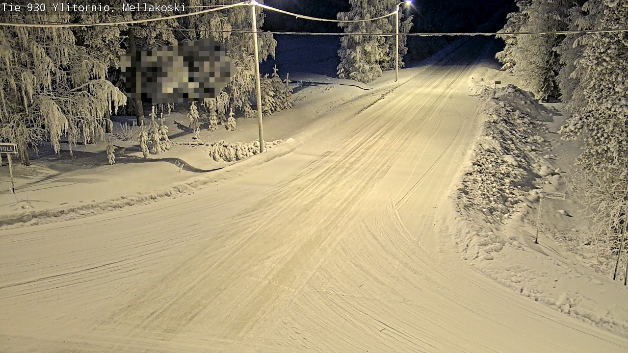 Kelikamerat Kuva TIe 930 Ylitornio, Mellakoski, Ylitornio, Lappi