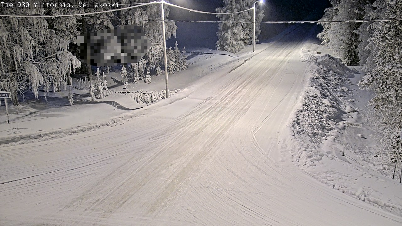 Kelikamerat Kuva TIe 930 Ylitornio, Mellakoski, Ylitornio, Lappi