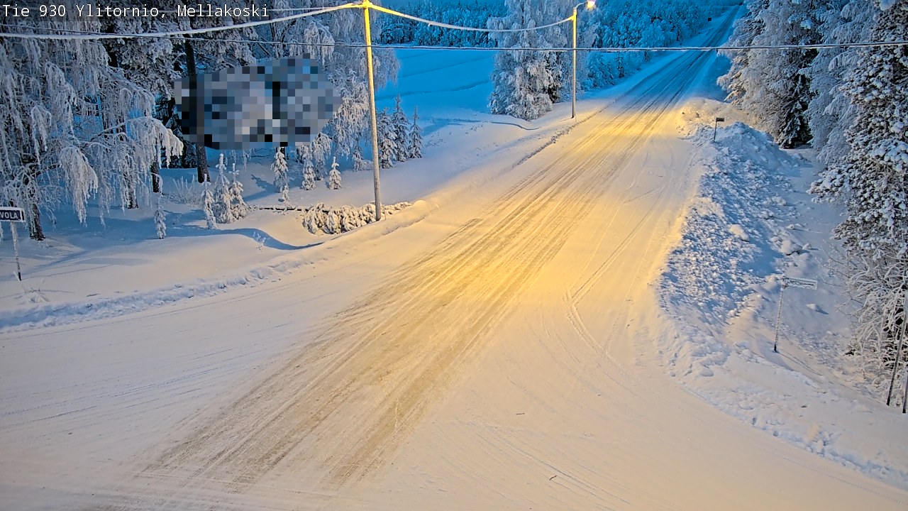 Kelikamerat Kuva TIe 930 Ylitornio, Mellakoski, Ylitornio, Lappi