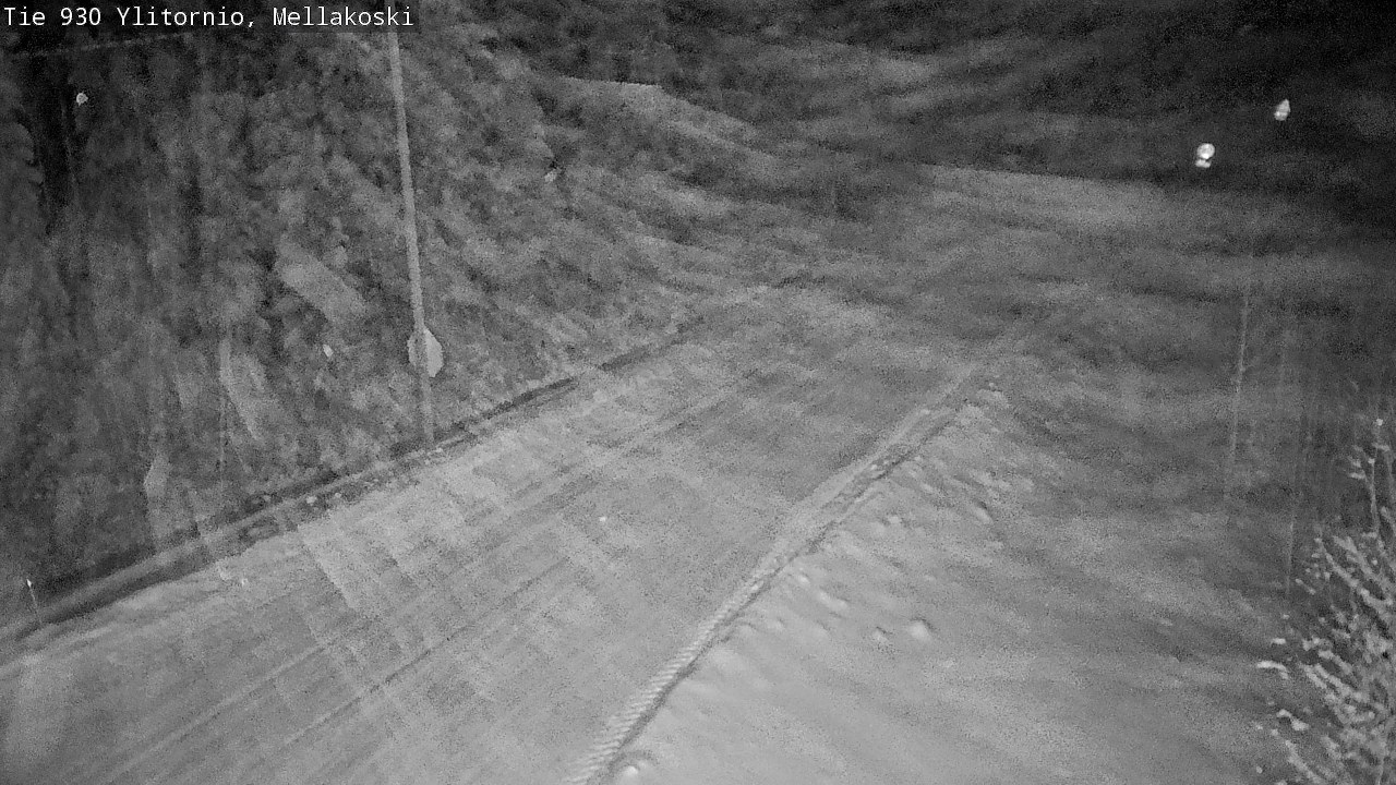 Weather Camera Image Road 83 Ylitornio, Mellakoski, Ylitornio, Lappi