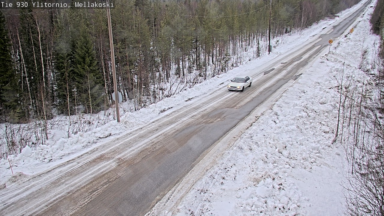 Weather Camera Image Väg 83 Övertorneå, Mellakoski, Ylitornio, Lappi