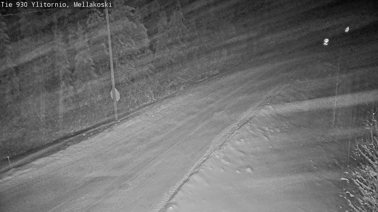 Weather Camera Image Road 83 Ylitornio, Mellakoski, Ylitornio, Lappi