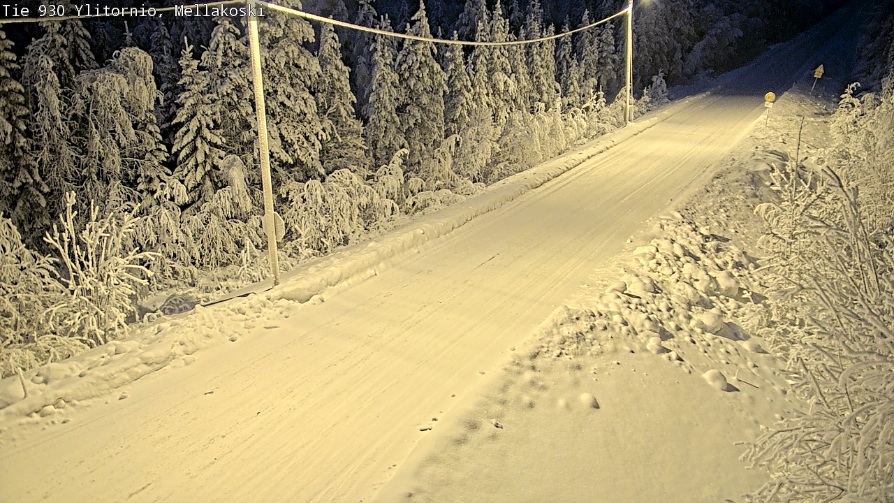 Kelikamerat Kuva TIe 930 Ylitornio, Mellakoski, Ylitornio, Lappi