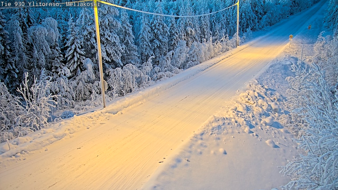 Kelikamerat Kuva TIe 930 Ylitornio, Mellakoski, Ylitornio, Lappi