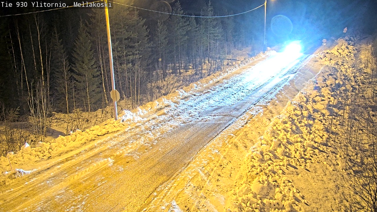 Weather Camera Image Road 83 Ylitornio, Mellakoski, Ylitornio, Lappi