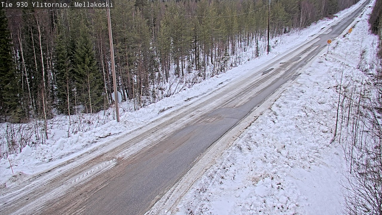 Weather Camera Image Road 83 Ylitornio, Mellakoski, Ylitornio, Lappi