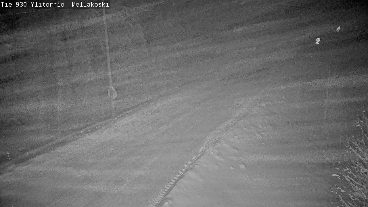 Weather Camera Image Road 83 Ylitornio, Mellakoski, Ylitornio, Lappi
