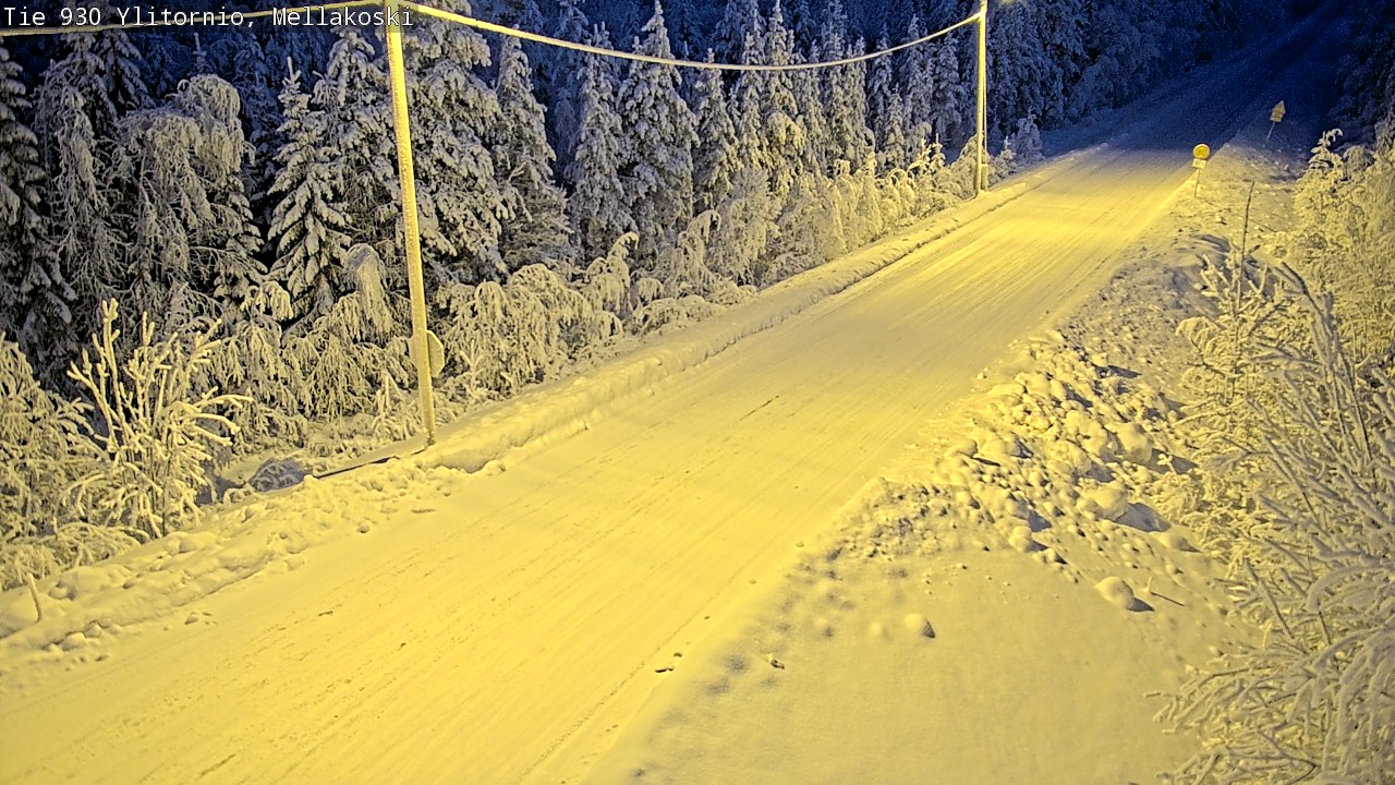 Kelikamerat Kuva TIe 930 Ylitornio, Mellakoski, Ylitornio, Lappi