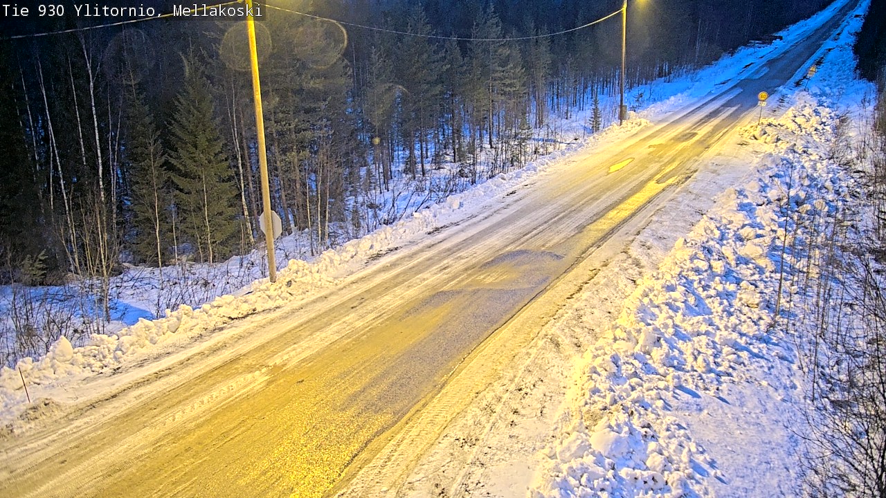 Weather Camera Image Road 83 Ylitornio, Mellakoski, Ylitornio, Lappi