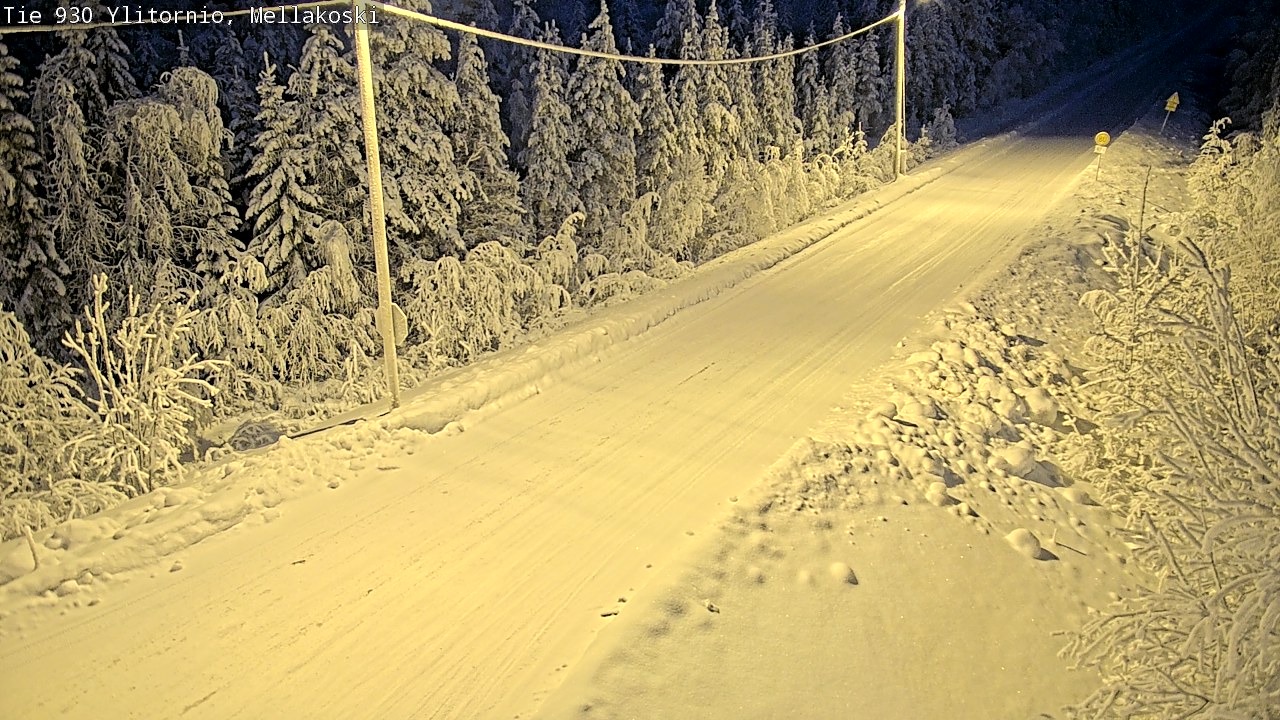 Kelikamerat Kuva TIe 930 Ylitornio, Mellakoski, Ylitornio, Lappi