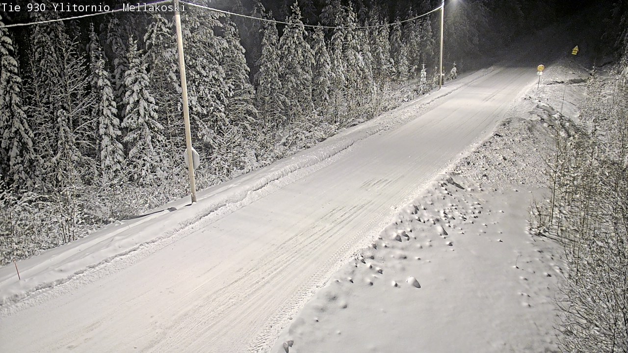 Kelikamerat Kuva TIe 930 Ylitornio, Mellakoski, Ylitornio, Lappi