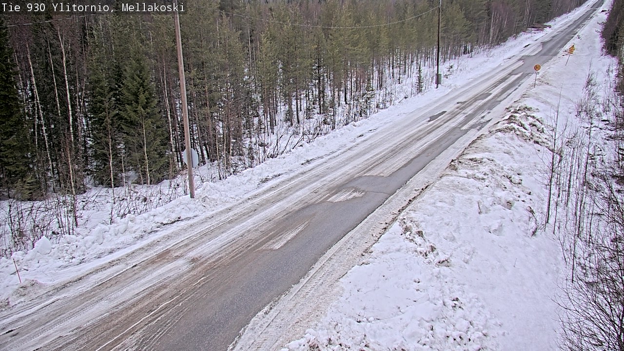 Kelikamerat Kuva TIe 930 Ylitornio, Mellakoski, Ylitornio, Lappi