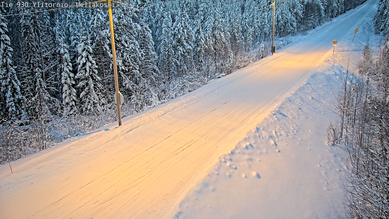 Weather Camera Image Road 83 Ylitornio, Mellakoski, Ylitornio, Lappi