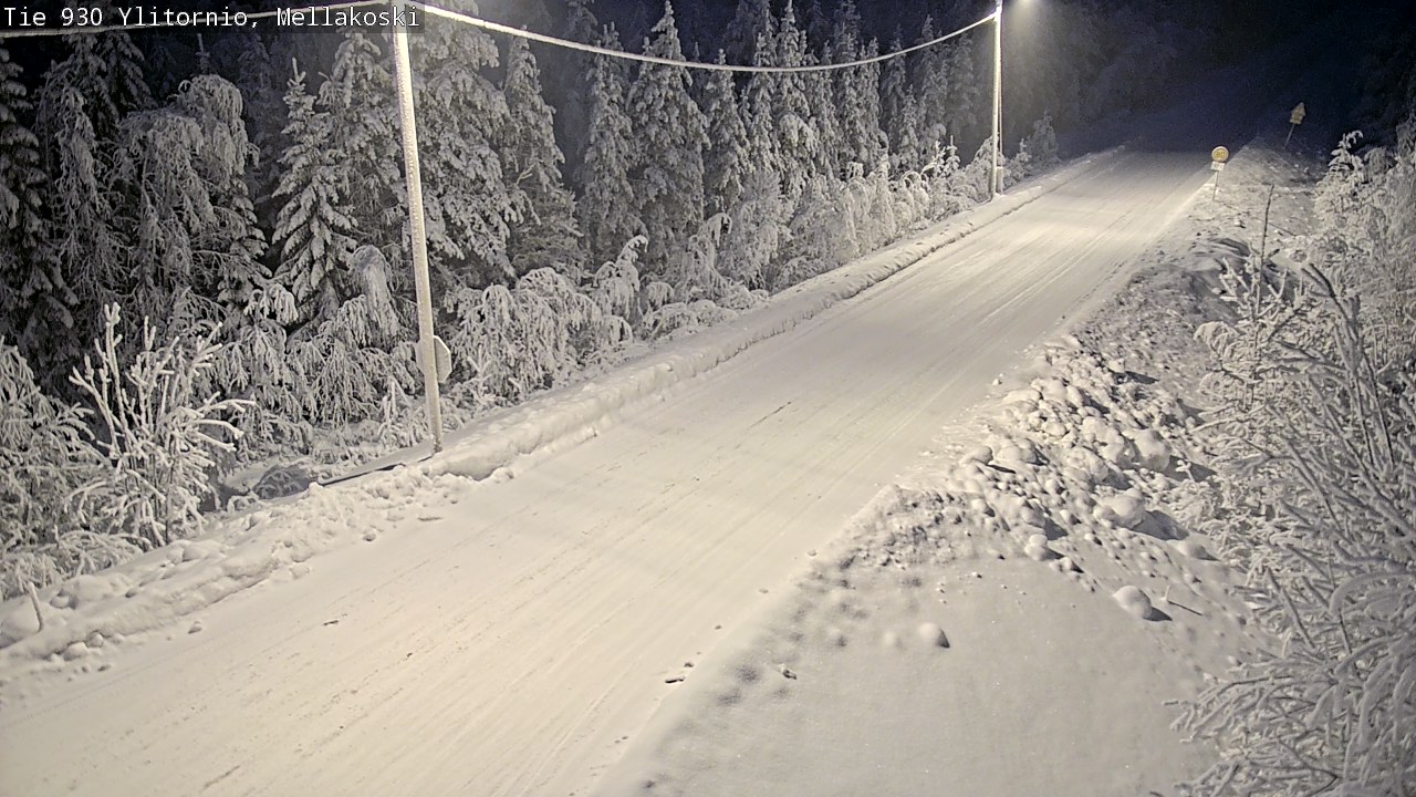 Kelikamerat Kuva TIe 930 Ylitornio, Mellakoski, Ylitornio, Lappi