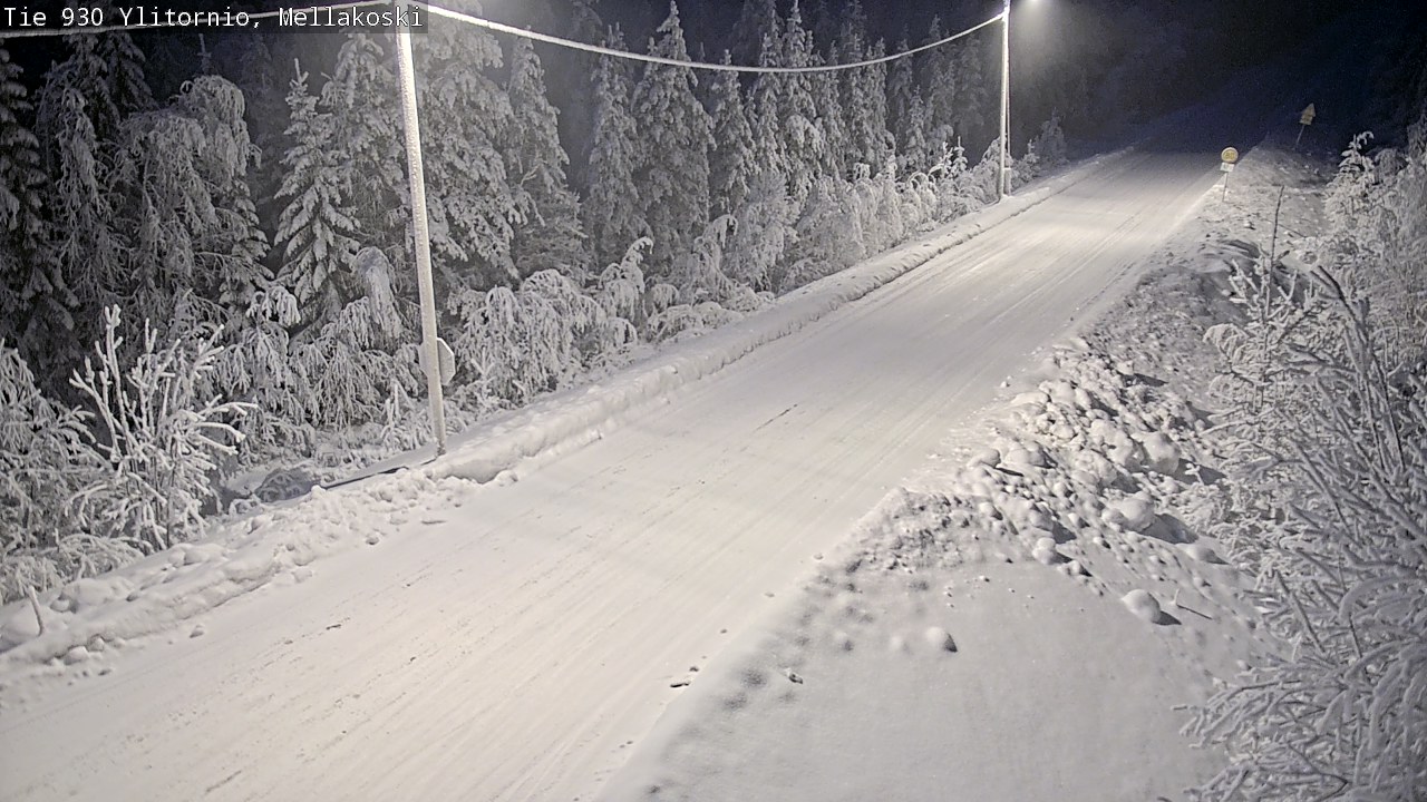 Kelikamerat Kuva TIe 930 Ylitornio, Mellakoski, Ylitornio, Lappi