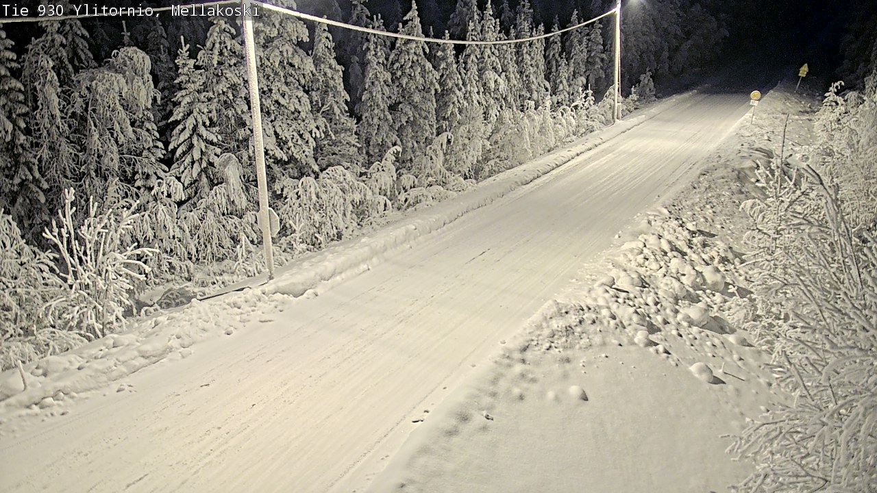 Kelikamerat Kuva TIe 930 Ylitornio, Mellakoski, Ylitornio, Lappi