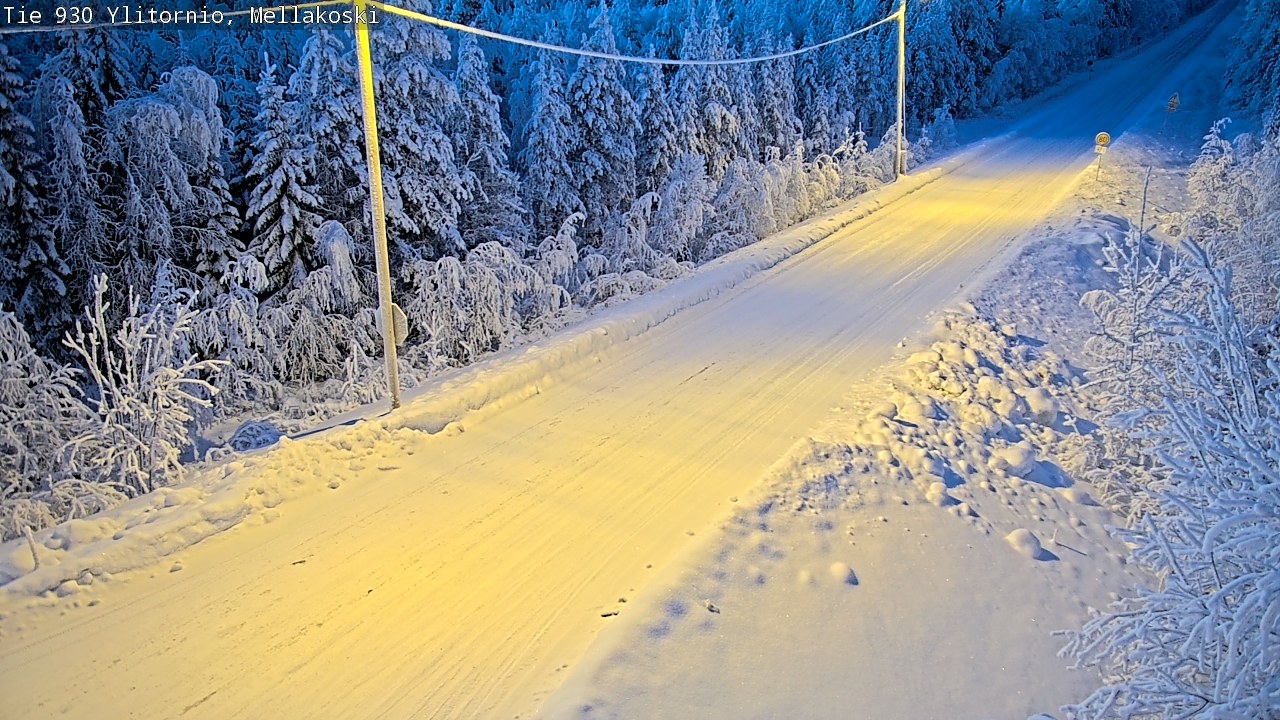 Kelikamerat Kuva TIe 930 Ylitornio, Mellakoski, Ylitornio, Lappi