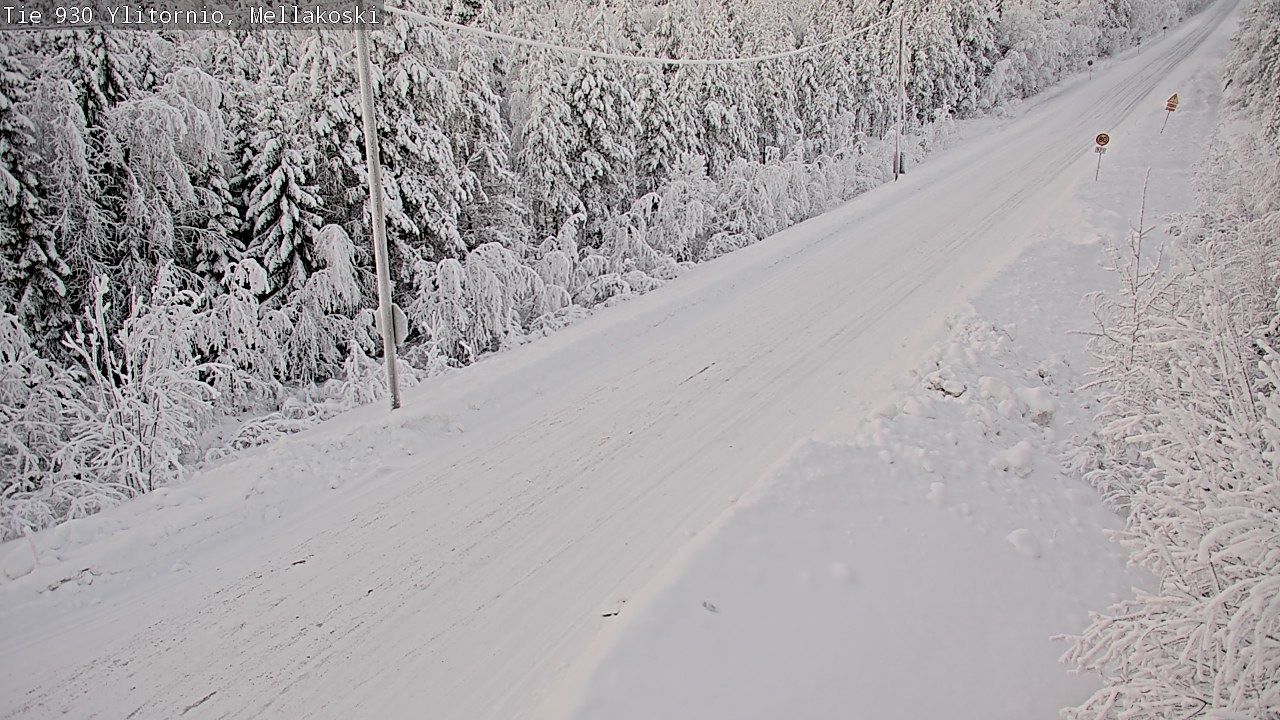 Weather Camera Image Road 83 Ylitornio, Mellakoski, Ylitornio, Lappi
