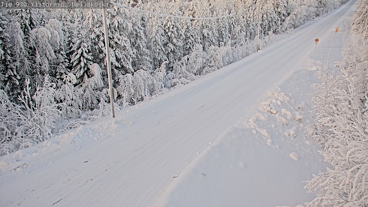 Kelikamerat Kuva TIe 930 Ylitornio, Mellakoski, Ylitornio, Lappi