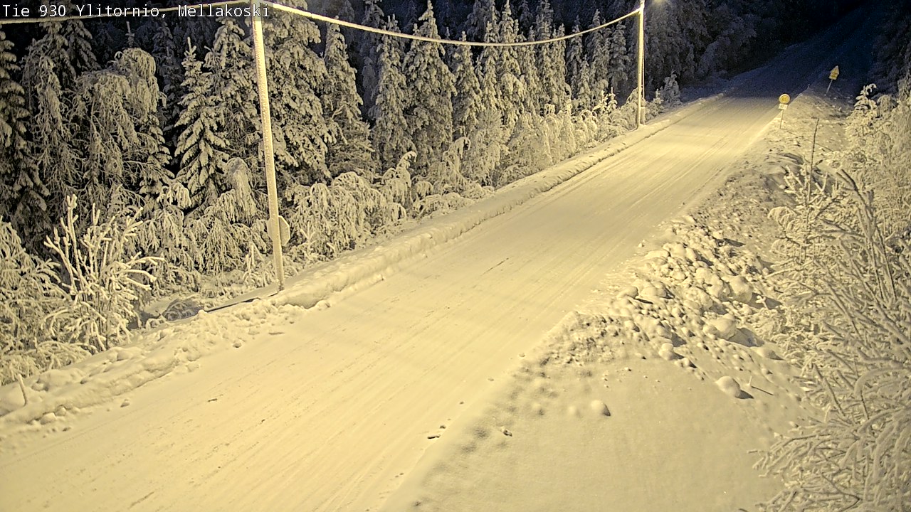 Kelikamerat Kuva TIe 930 Ylitornio, Mellakoski, Ylitornio, Lappi