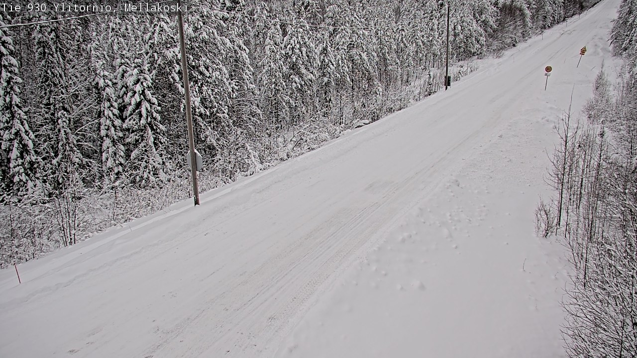 Kelikamerat Kuva TIe 930 Ylitornio, Mellakoski, Ylitornio, Lappi