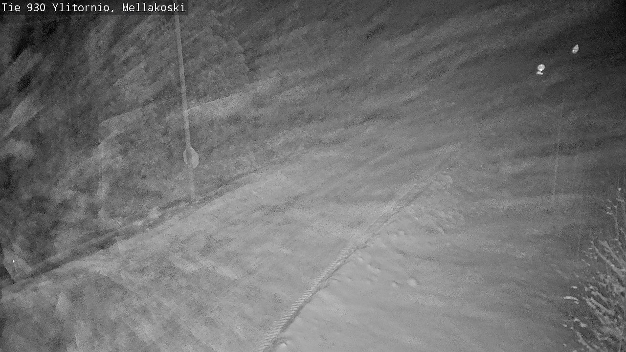 Weather Camera Image Road 83 Ylitornio, Mellakoski, Ylitornio, Lappi